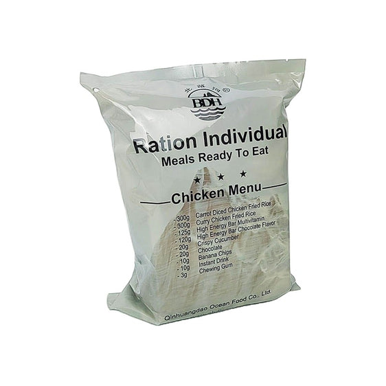 即食口糧 MRE｜雞肉炒飯餐譜一日份｜軍糧【連自熱包】【原箱】(12包)