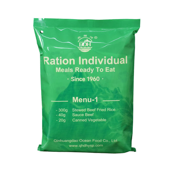 即食口糧 MRE｜紅燒牛肉炒飯｜軍糧【連自熱包】【原箱】(12包)