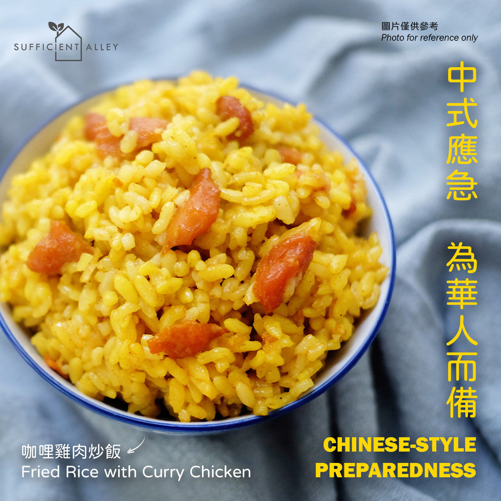 即食口糧 MRE｜雞肉炒飯餐譜一日份｜軍糧【連自熱包】【原箱】(12包)