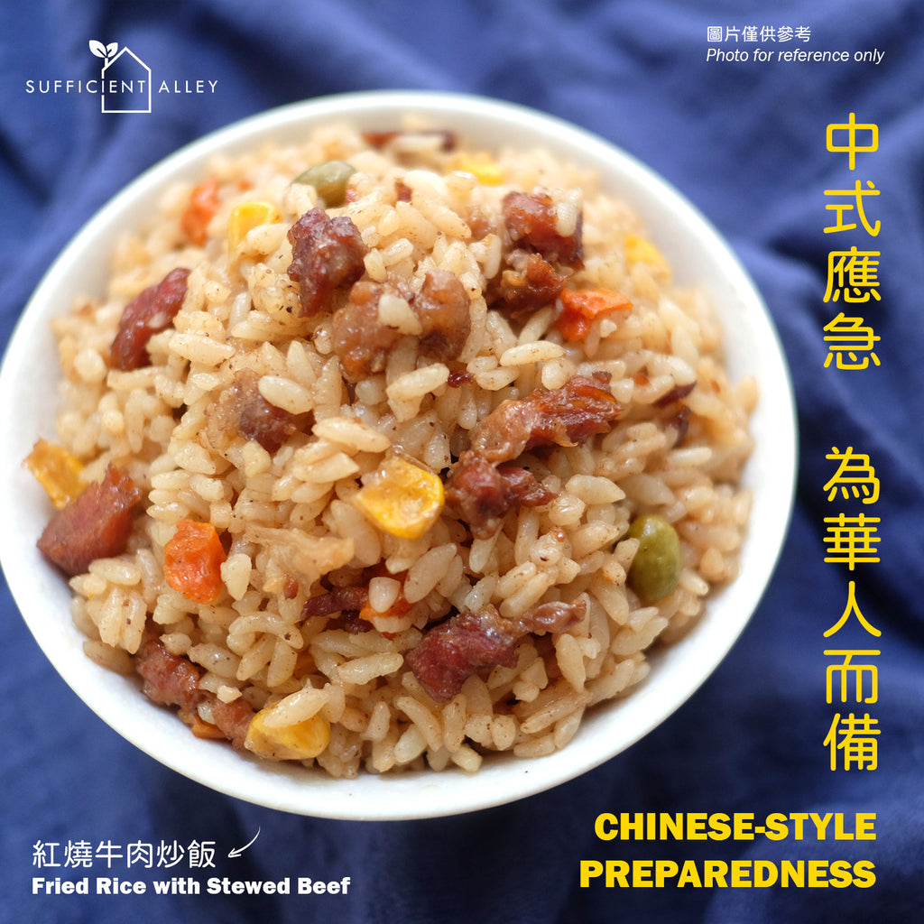 即食口糧 MRE｜牛肉炒飯餐譜一日份｜軍糧【連自熱包】【原箱】(12包)