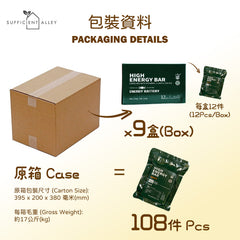 High Energy Emergency Biscuits【Multivitamin Salty】【Full Case】(108PCS)